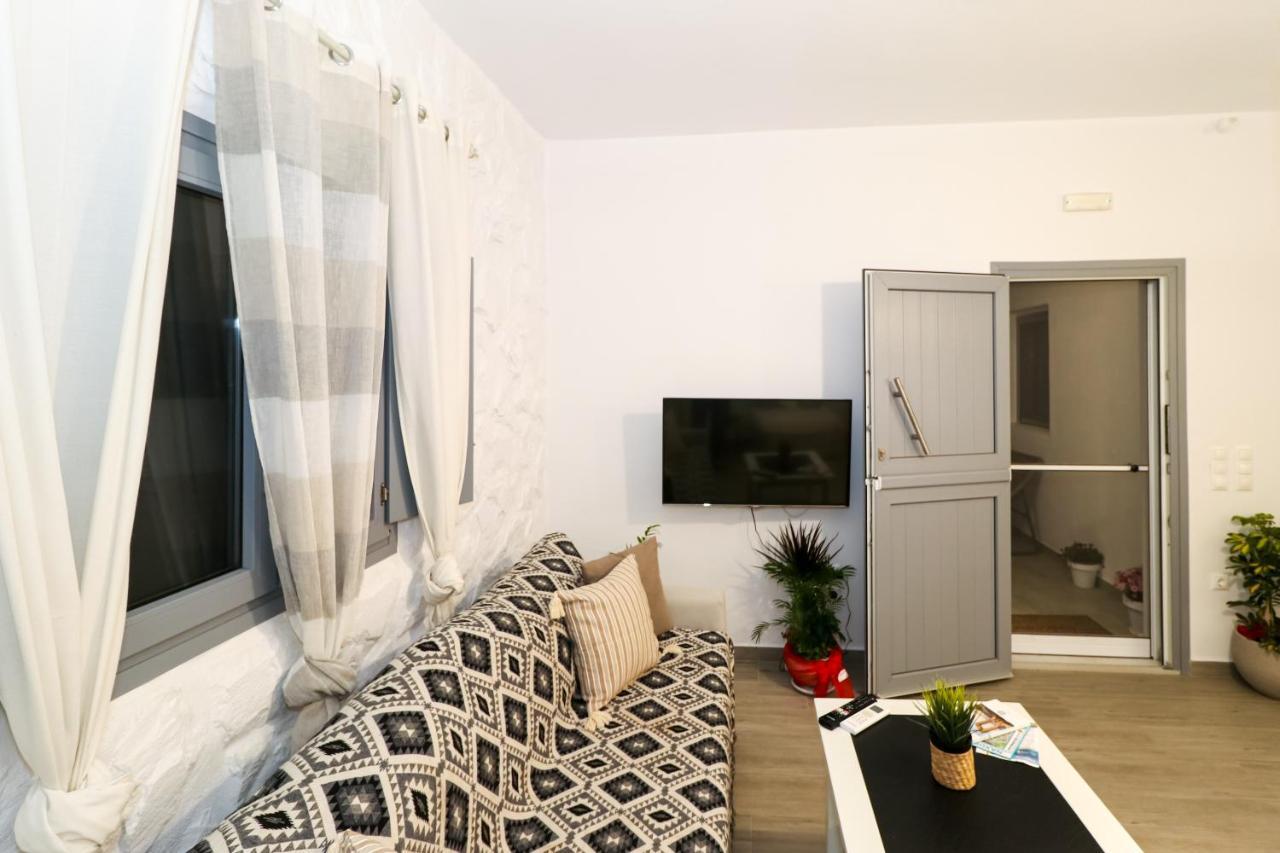 Cycladic Home On The Hill With Beautiful Views!! Agkidia 外观 照片